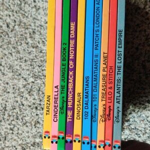 Set of 10 Disney books.